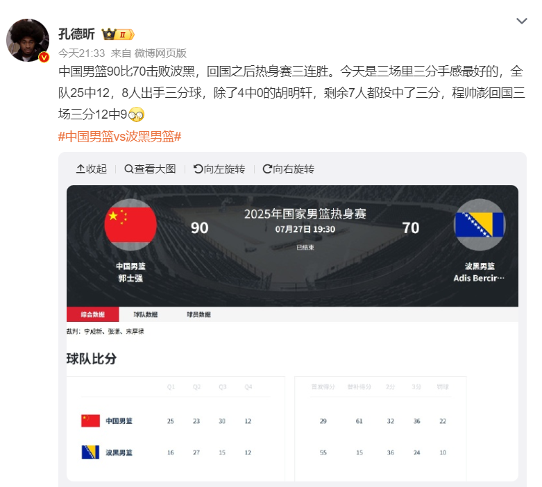 程帅澎回国, 北青体育, 后的表现的